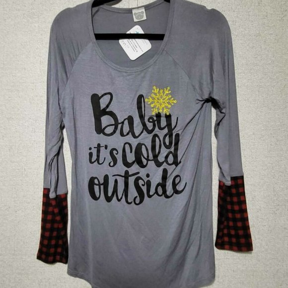 Baby It's Cold Outside long sleeve shirt - Picture 1 of 2